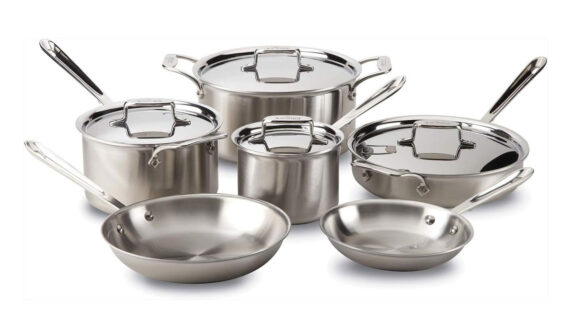 all clad d5 induction cookware set